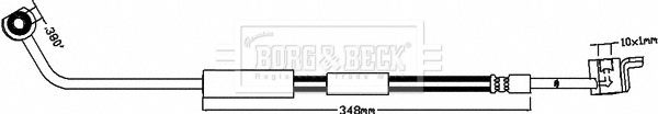 BORG & BECK Bremžu šļūtene BBH8071